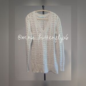 Maurice's Silver Long Sleeve Sweater